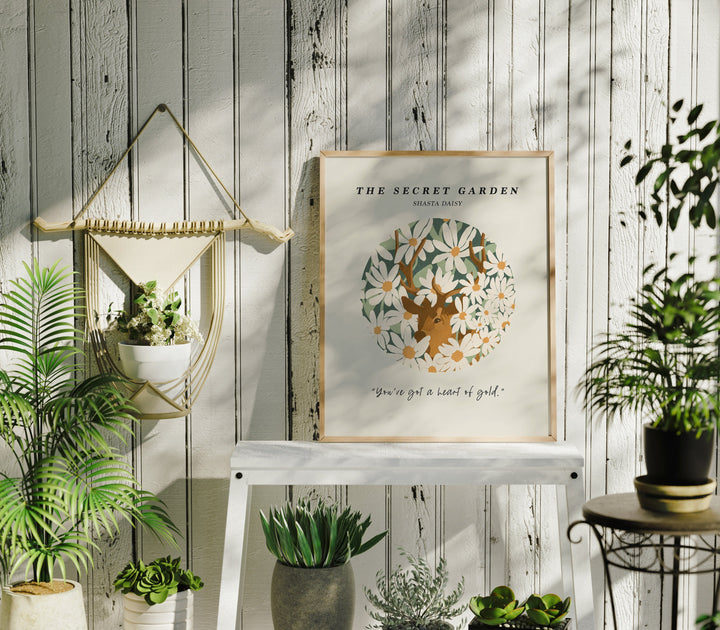 Wood Frame Mockup in Greenhouse,8x10 Ratio Frame Mock-Up