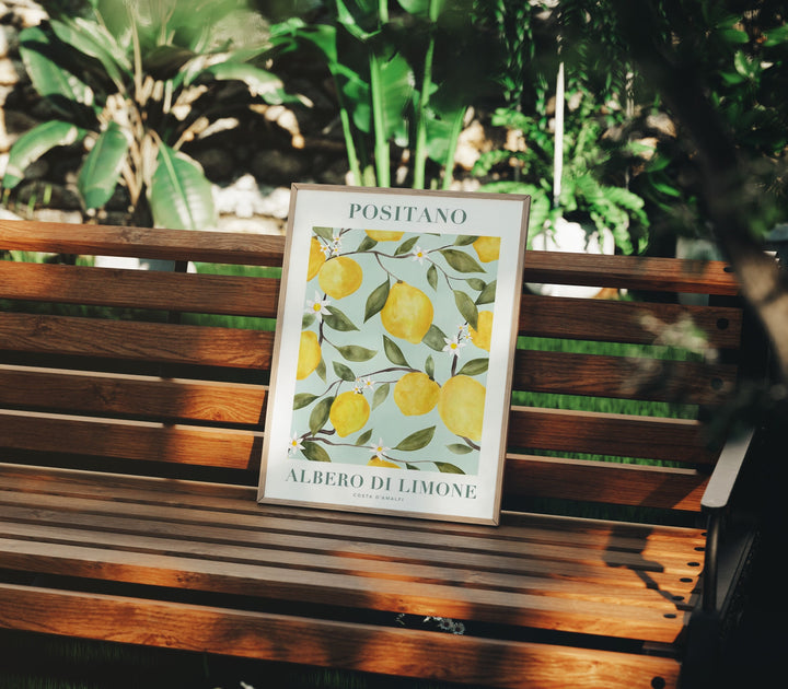 3x4 Wood Frame Mockup in Garden,Digital Frame Mockup,Print Poster Mockup