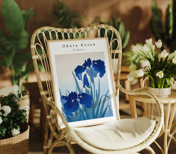 Wood Frame Mockup in Greenhouse,3x4 Ratio Frame Mock-Up,Art Print Display