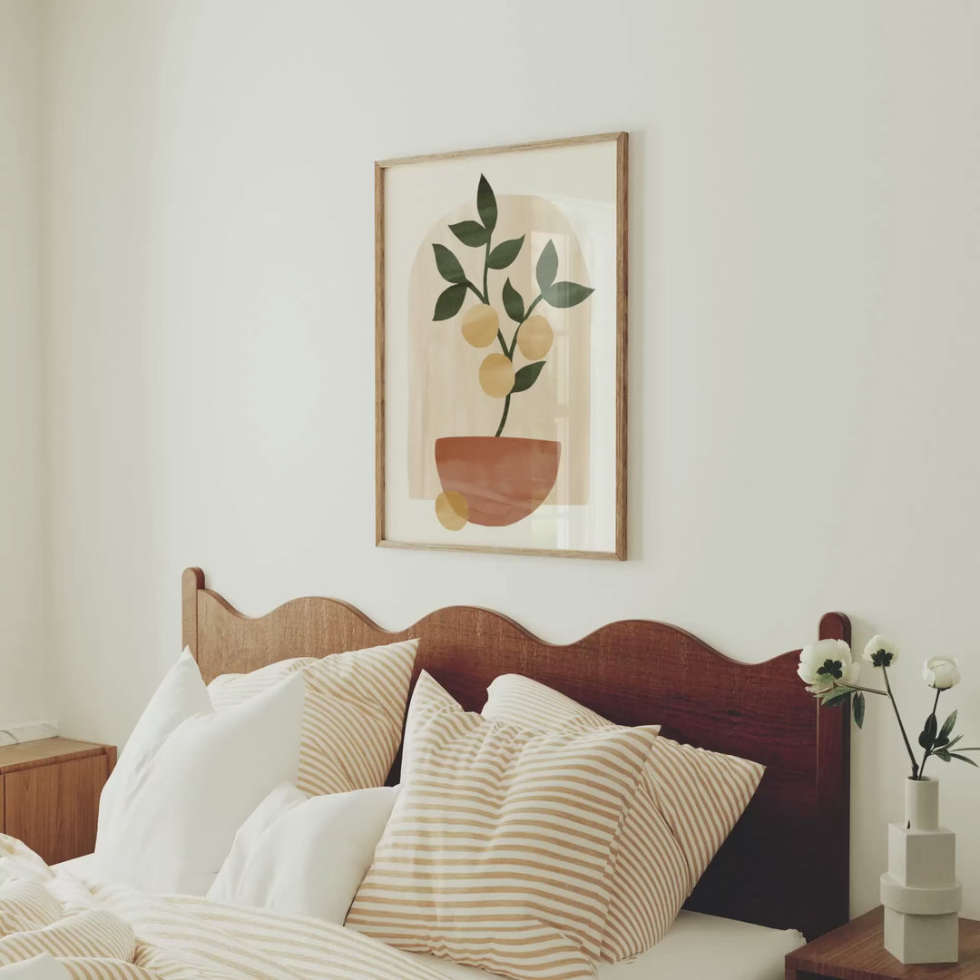 Animated Video Frame Mockup in Bedroom | Vertical 3x4 Ratio Frame | 3 Scenes Art Mockup Video Mobile | Wall Art Video Mockup | Digtal Templates