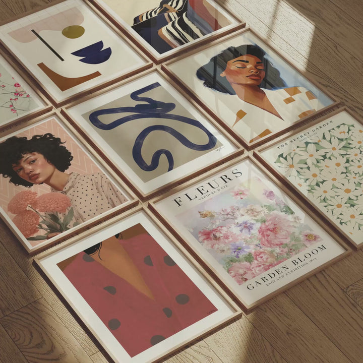 Animated Video Frame Set Mockup | Vertical 3x4 Ratio | 3 Scenes Gallery Mockup Video Mobile