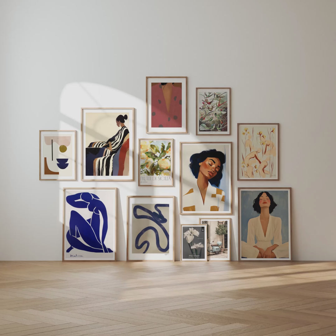 Animated Video Frame Set Mockup | Vertical 5x7 Ratio | 3 Scenes Gallery Mockup Video