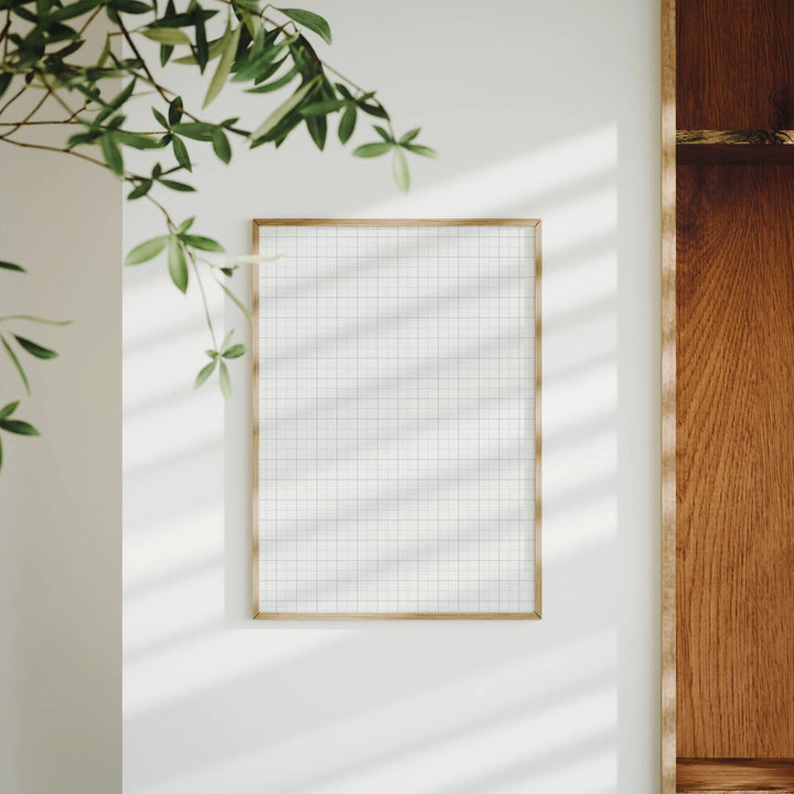 Animated 5x7 Frame Mockup on Shelf (Video Template)