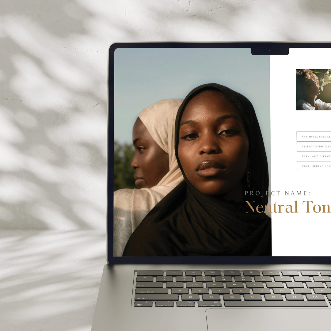 Close up MacBook Mockup PSD, Organic Minimal Laptop Screen Photoshop Template, Smart Object Download - device mockup preview 1