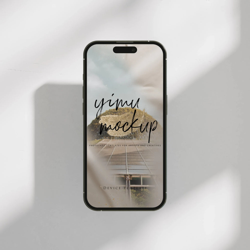 Animated iPhone Video Mockup,Minimal Phone Screen Template for Social Media Video Display,Digital Download - video mockup preview 2