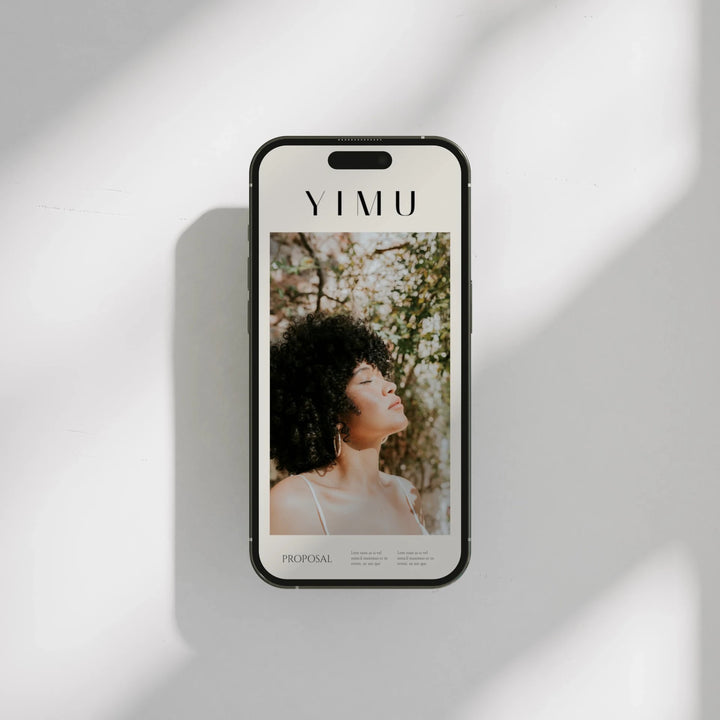 Animated iPhone Video Mockup,Minimal Phone Screen Template for Social Media Video Display,Digital Download - video mockup preview 3