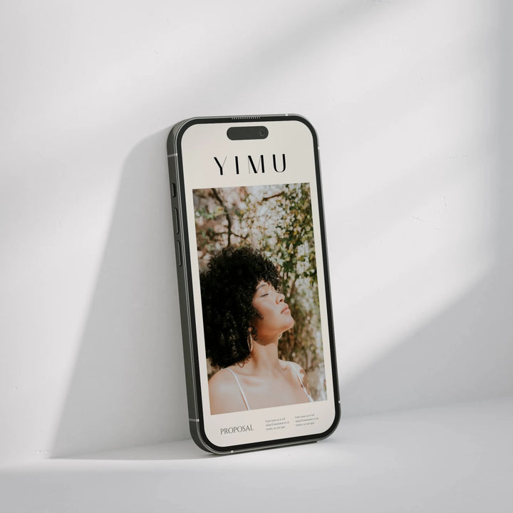 Animated iPhone Video Mockup,Minimal Phone Screen Template for Social Media Video Display,Digital Download - video mockup preview 5