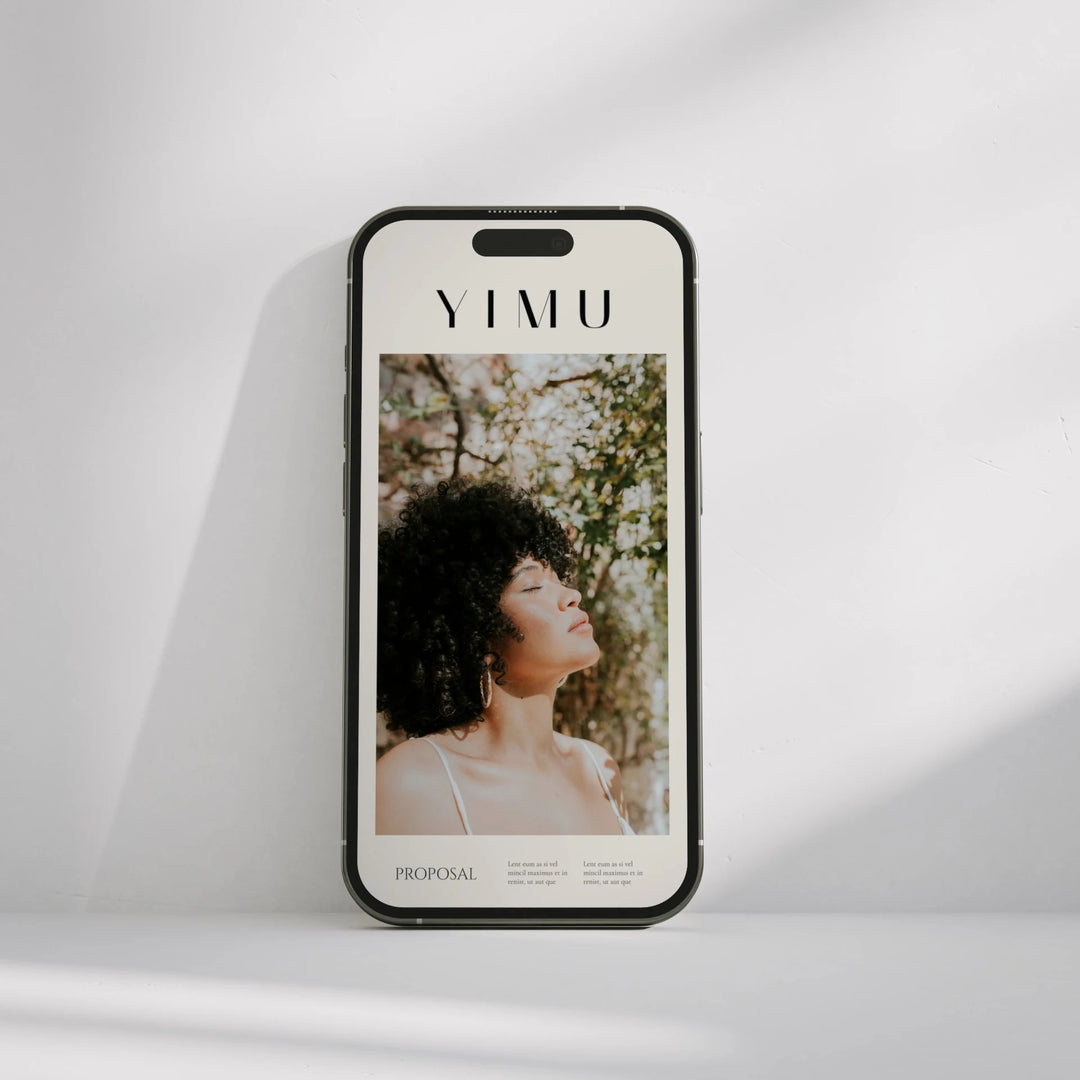 Animated iPhone Video Mockup,Minimal Phone Screen Template for Social Media Video Display,Digital Download - video mockup preview 6