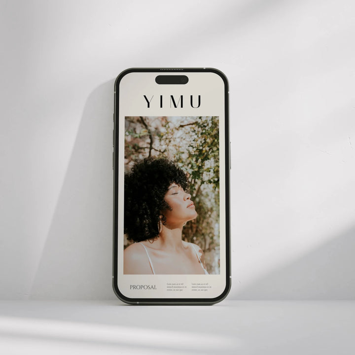 Animated iPhone Video Mockup,Minimal Phone Screen Template for Social Media Video Display,Digital Download - video mockup preview 6