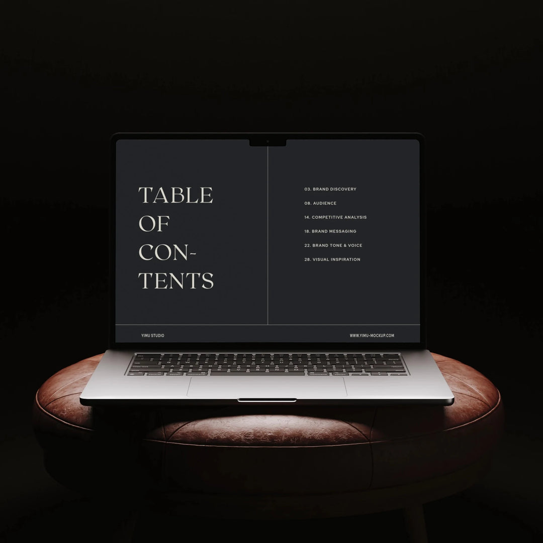 Animated Macbook Mockup in Studio,Laptop Editable Video Template,Digital Download - video mockup preview 11