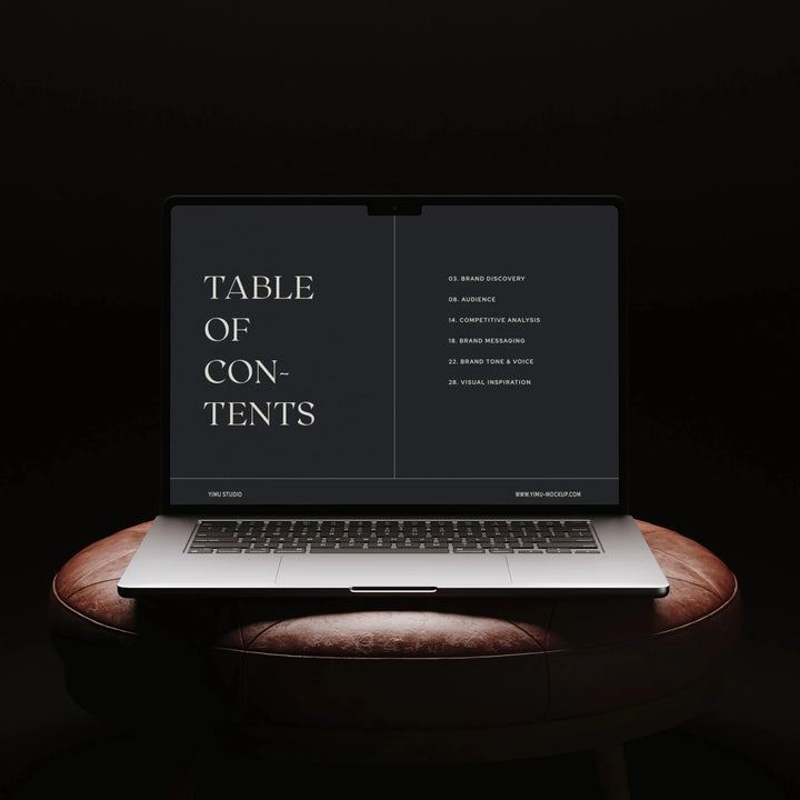 Animated Macbook Mockup in Studio,Laptop Editable Video Template,Digital Download - video mockup preview 11